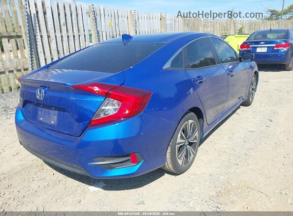 2HGFC1F39GH651305 2016 HONDA CIVIC Синий Задняя правая четверть