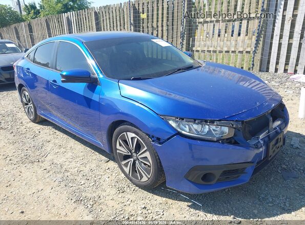 2HGFC1F39GH651305 2016 HONDA CIVIC Синий Передняя правая четверть