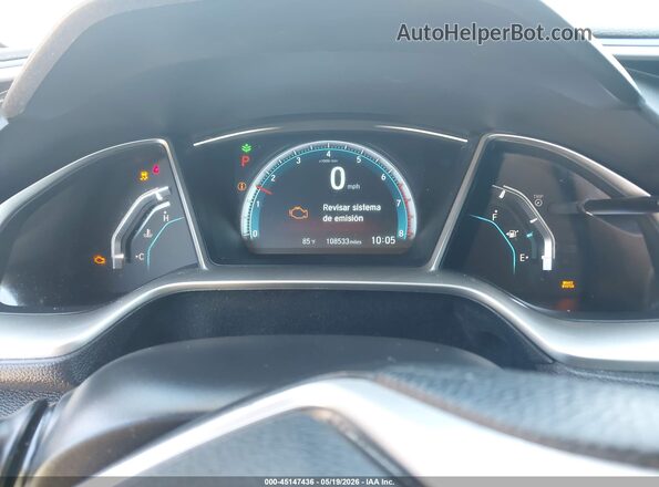 2HGFC1F39GH651305 2016 HONDA CIVIC Синий Вид задних сидений