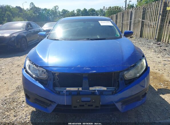2HGFC1F39GH651305 2016 HONDA CIVIC Синий Вид задней части салона