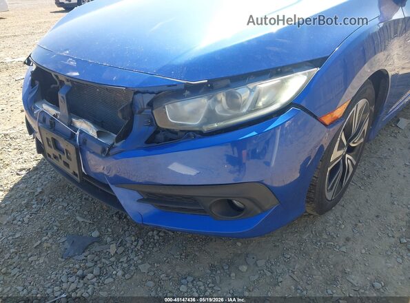 2HGFC1F39GH651305 2016 HONDA CIVIC Синий Вид щитка приборов