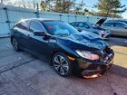 2017 Honda Civic Ex Черный vin: 2HGFC1F3XHH656756