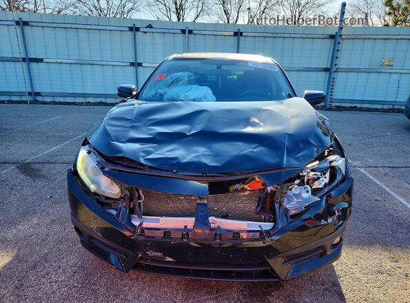 2HGFC1F3XHH656756 2017 HONDA CIVIC Черный Вид спереди