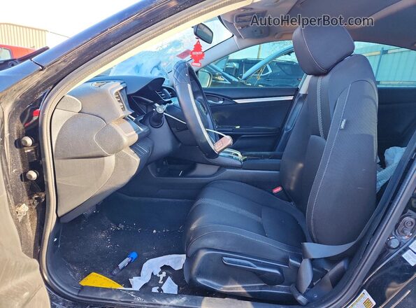 2HGFC1F3XHH656756 2017 HONDA CIVIC Черный Вид салона спереди