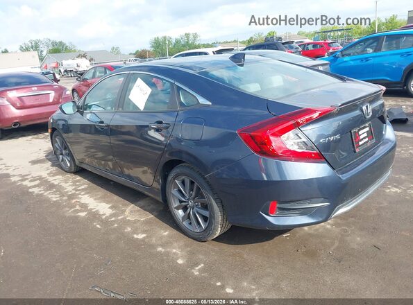 2HGFC1F3XMH703049 2021 HONDA CIVIC Gray Rear left