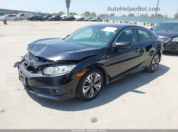 2HGFC1F70HH638270 2017 HONDA CIVIC Черный Передняя левая четверть