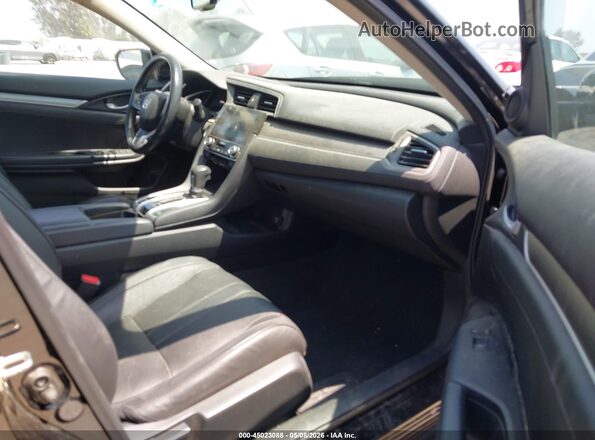 2HGFC1F70HH638270 2017 HONDA CIVIC Черный Вид салона спереди