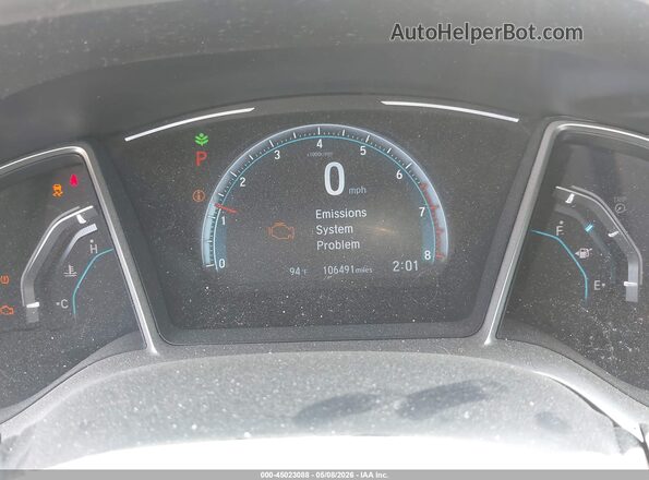 2HGFC1F70HH638270 2017 HONDA CIVIC Черный Вид задних сидений