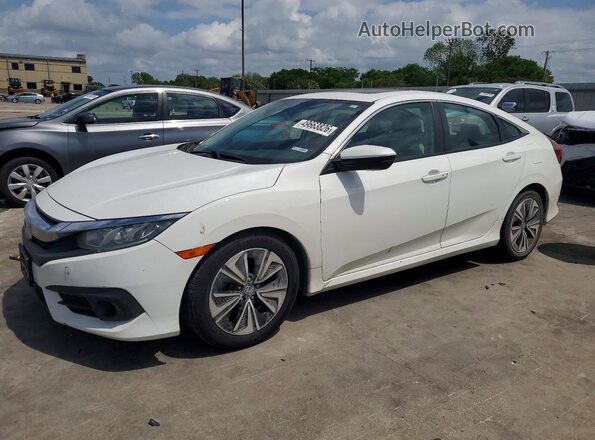 2HGFC1F71GH634307 2016 HONDA CIVIC White წინა მარცხენა ხედი სამი მეოთხედიდან
