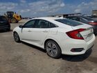 2016 Honda Civic Exl White vin: 2HGFC1F71GH634307