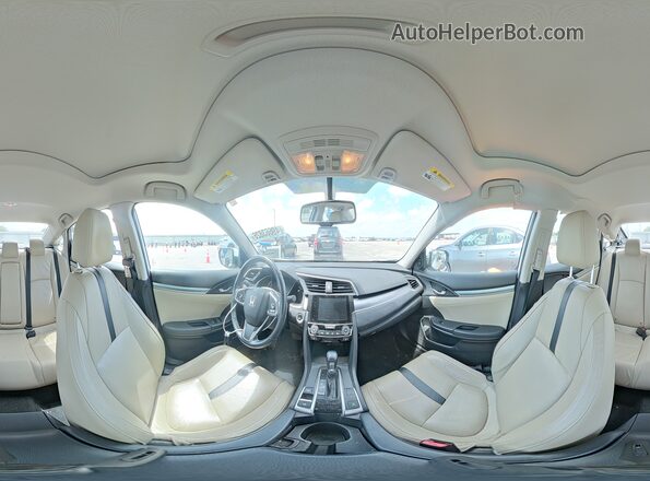 2HGFC1F71GH634307 2016 HONDA CIVIC White VIN კოდის სტიკერის ხედი