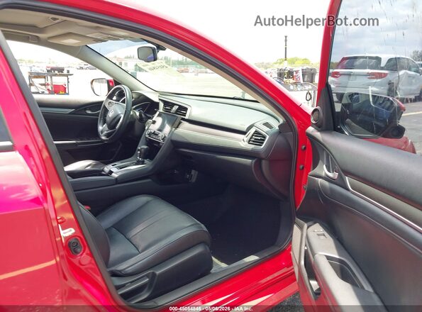 2HGFC1F71GH645775 2016 HONDA CIVIC Красный Вид салона спереди