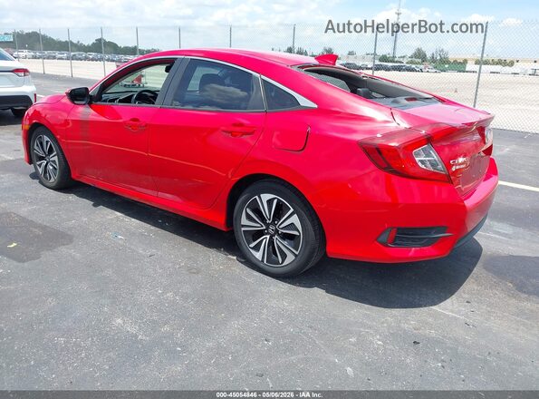 2HGFC1F71GH645775 2016 HONDA CIVIC Красный Задняя левая четверть