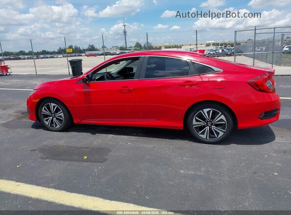2HGFC1F71GH645775 2016 HONDA CIVIC Красный Панорамный вид салона 360°