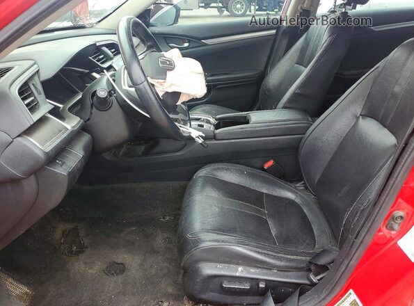 2HGFC1F79GH642669 2016 HONDA CIVIC Red Вид салону спереду