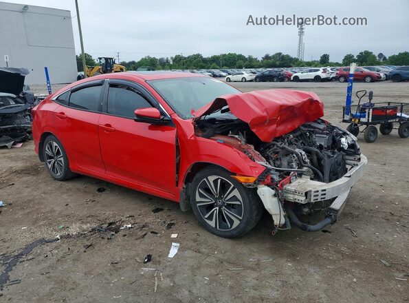 2HGFC1F79GH642669 2016 HONDA CIVIC Red Передня права чверть