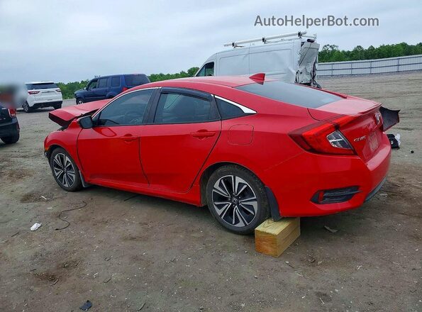 2HGFC1F79GH642669 2016 HONDA CIVIC Red Задня ліва чверть