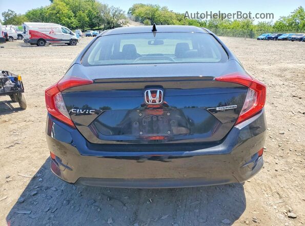 2HGFC1F90HH651005 2017 HONDA CIVIC Black Вид ззаду