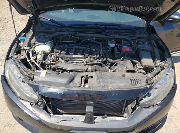 2HGFC1F90HH651005 2017 HONDA CIVIC Black Вид задньої частини салону