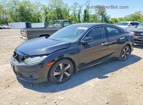 2HGFC1F90HH651005 2017 HONDA CIVIC Black Передня ліва чверть