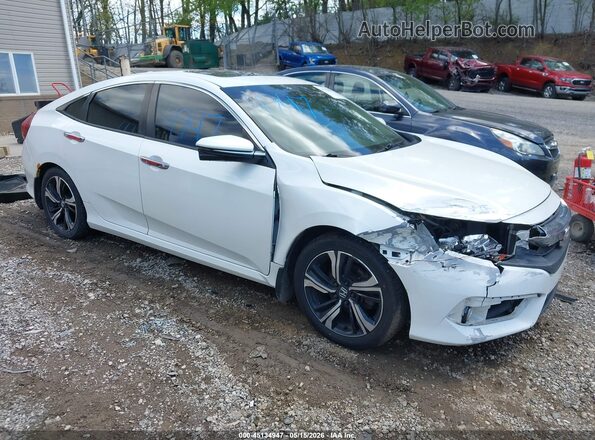 2HGFC1F91GH652775 2016 HONDA CIVIC White Передня права чверть
