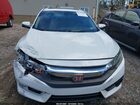 2016 Honda Civic Touring White vin: 2HGFC1F91GH652775