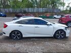 2016 Honda Civic Touring White vin: 2HGFC1F91GH652775