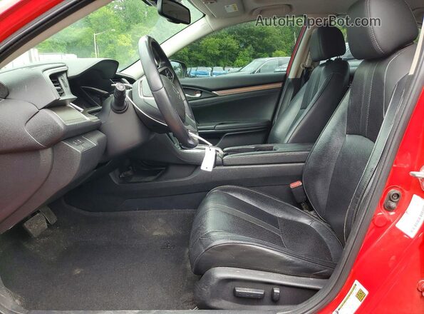 2HGFC1F93GH632205 2016 HONDA CIVIC Красный Вид салона спереди
