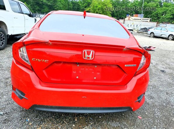 2HGFC1F93GH632205 2016 HONDA CIVIC Красный Вид сзади
