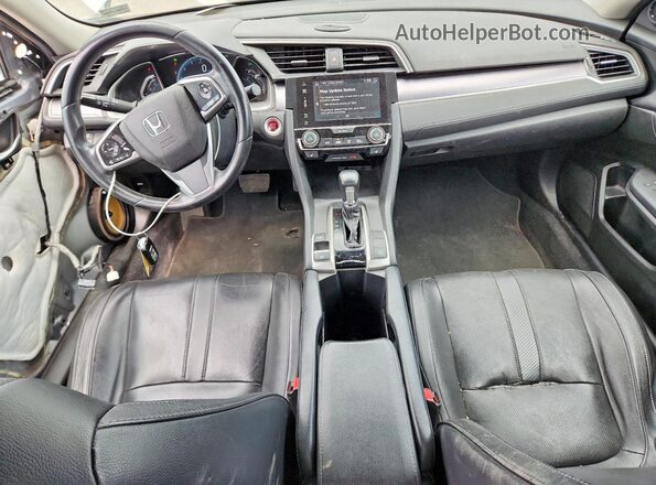 2HGFC1F95HH632269 2017 HONDA CIVIC Silver Вид панелі приладів