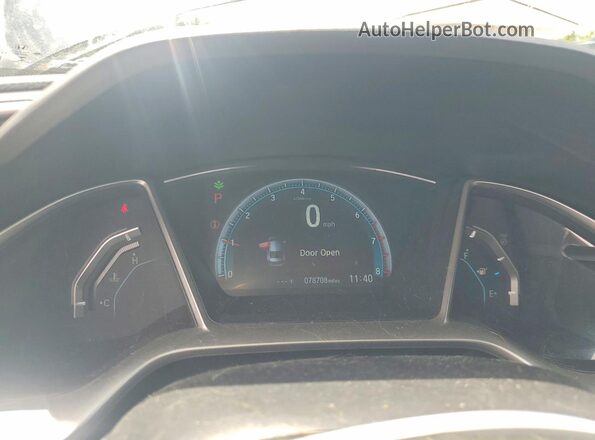 2HGFC1F96GH652979 2016 HONDA CIVIC Black ხელსაწყოთა პანელის ხედი