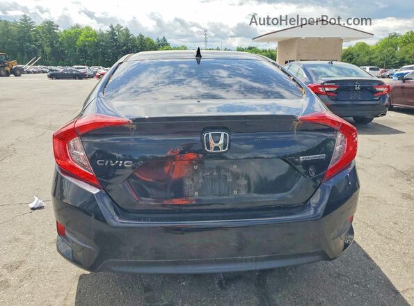 2HGFC1F96GH652979 2016 HONDA CIVIC Black უკანა ხედი