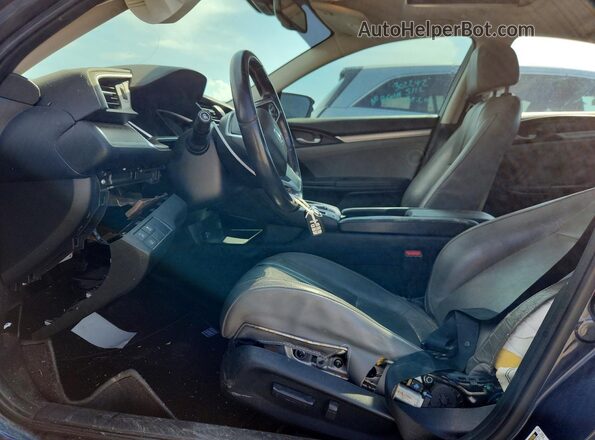 2HGFC1F96HH631289 2017 HONDA CIVIC Charcoal წინა სალონის ხედი