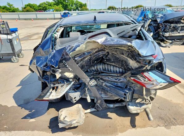 2HGFC1F96HH631289 2017 HONDA CIVIC Charcoal უკანა ხედი