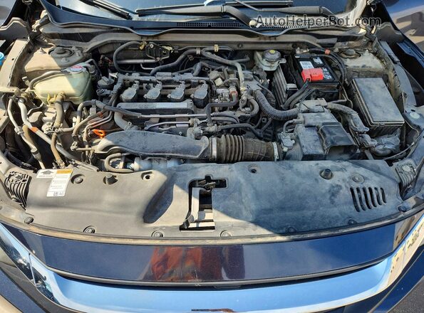 2HGFC1F96HH631289 2017 HONDA CIVIC Charcoal უკანა სალონის ხედი