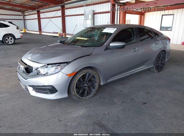 2HGFC2F50HH508316 2017 HONDA CIVIC Silver წინა მარცხენა ხედი სამი მეოთხედიდან