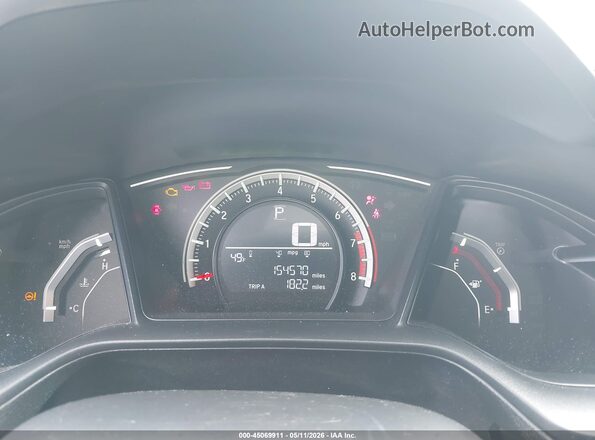 2HGFC2F50JH575987 2018 HONDA CIVIC Black Вид задніх сидінь