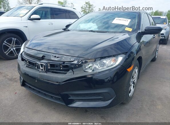 2HGFC2F50JH575987 2018 HONDA CIVIC Black Вид спереду