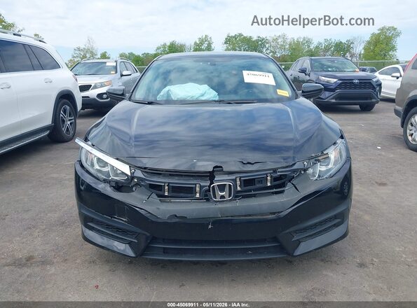 2HGFC2F50JH575987 2018 HONDA CIVIC Black Вид щитка приладів