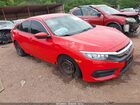 2017 Honda Civic Lx Red vin: 2HGFC2F51HH576074