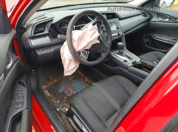 2HGFC2F51JH516334 2018 HONDA CIVIC Red წინა პანელის ხედი
