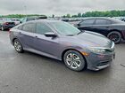 2018 Honda Civic Lx Gray vin: 2HGFC2F51JH539595