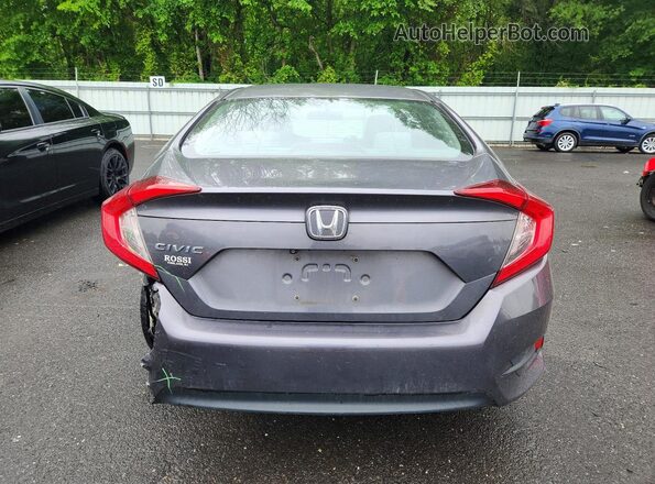 2HGFC2F51JH539595 2018 HONDA CIVIC Gray უკანა ხედი