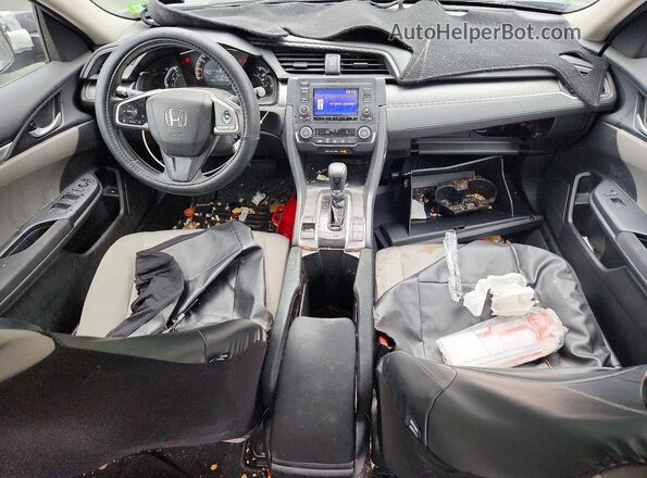 2HGFC2F51JH539595 2018 HONDA CIVIC Gray წინა პანელის ხედი