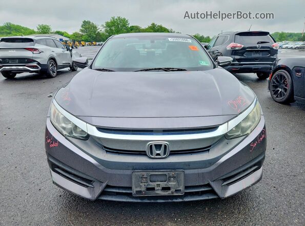 2HGFC2F51JH539595 2018 HONDA CIVIC Gray წინა ხედი