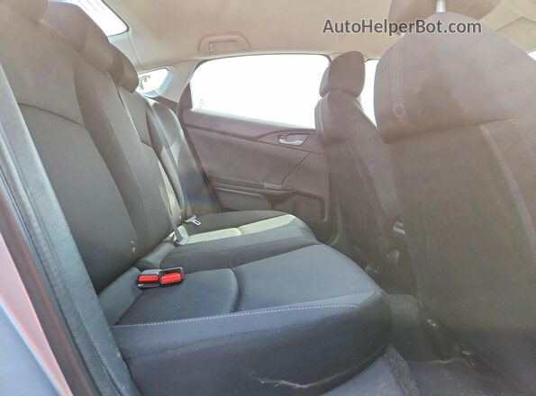 2HGFC2F51JH553755 2018 HONDA CIVIC Серебряный Вид задних сидений