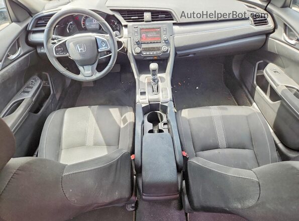 2HGFC2F51JH553755 2018 HONDA CIVIC Серебряный Вид панели приборов