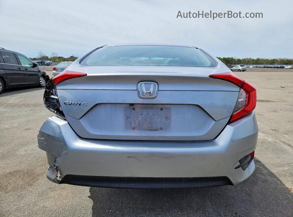2HGFC2F51JH553755 2018 HONDA CIVIC Серебряный Вид сзади
