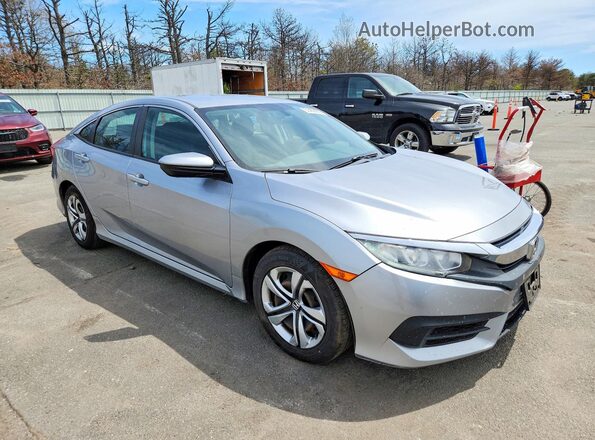 2HGFC2F51JH553755 2018 HONDA CIVIC Серебряный Передняя правая четверть