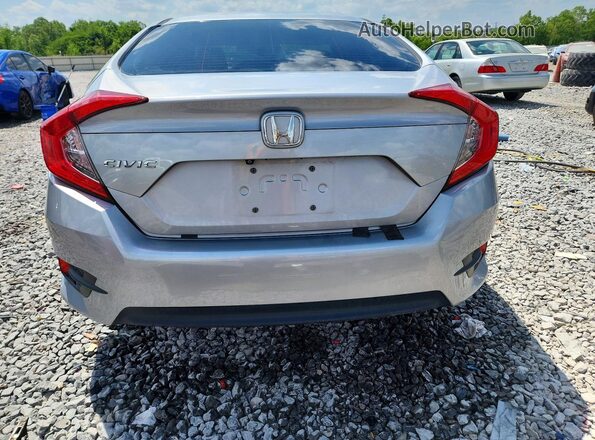 2HGFC2F51JH589686 2018 HONDA CIVIC Silver Vista trasera